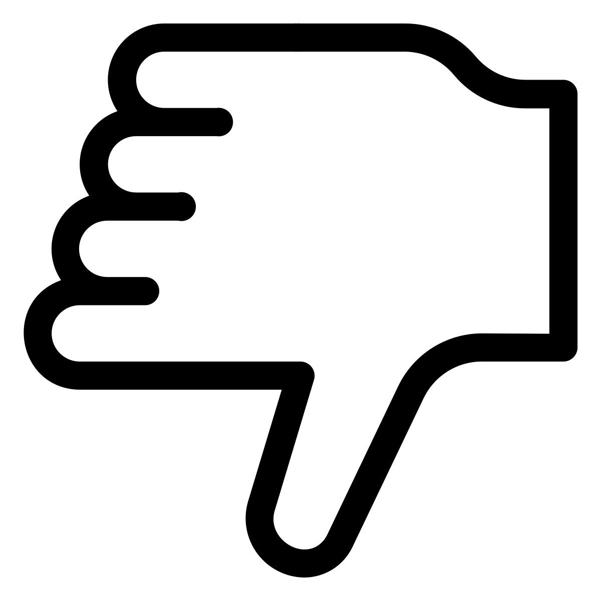 dislike icon
