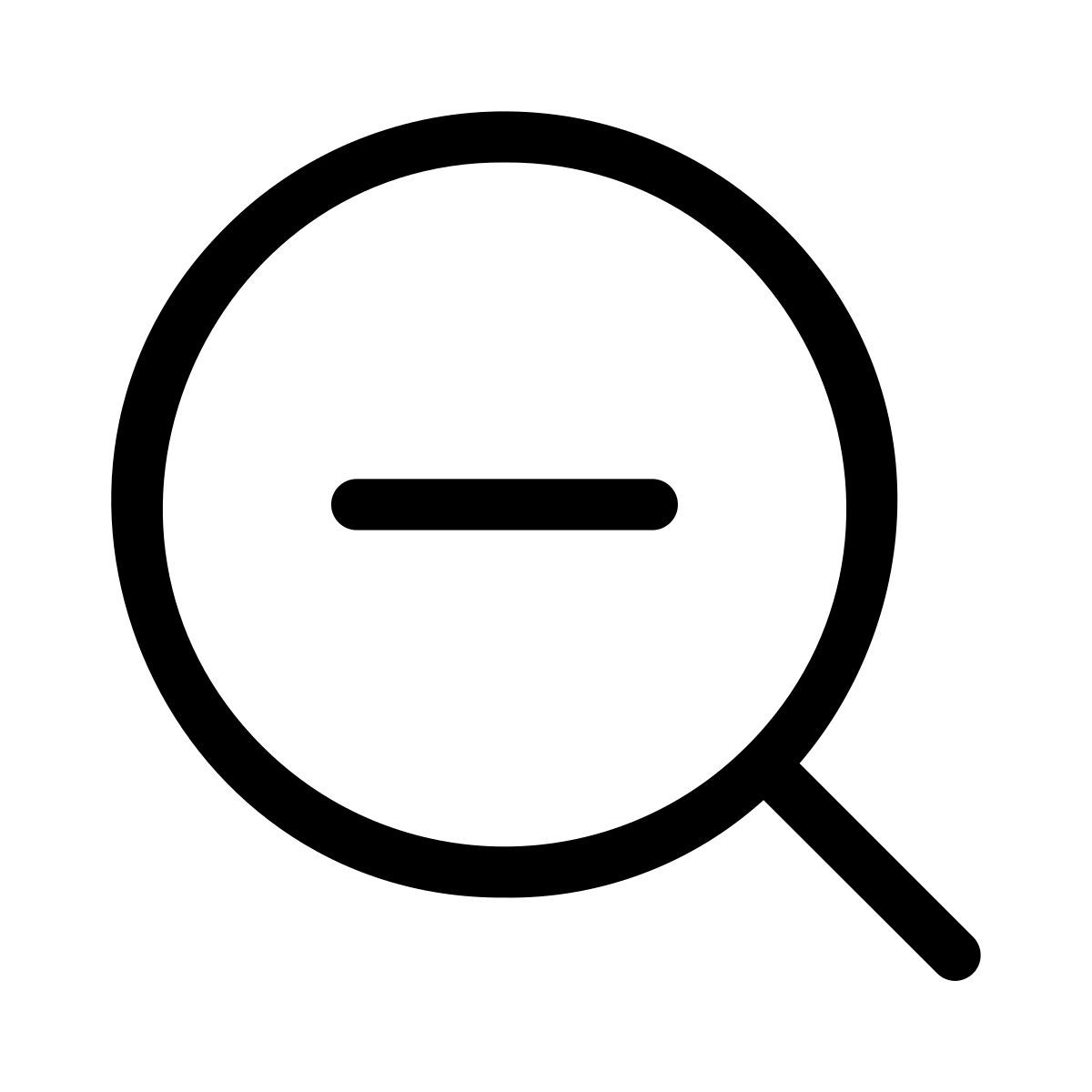 zoom out icon