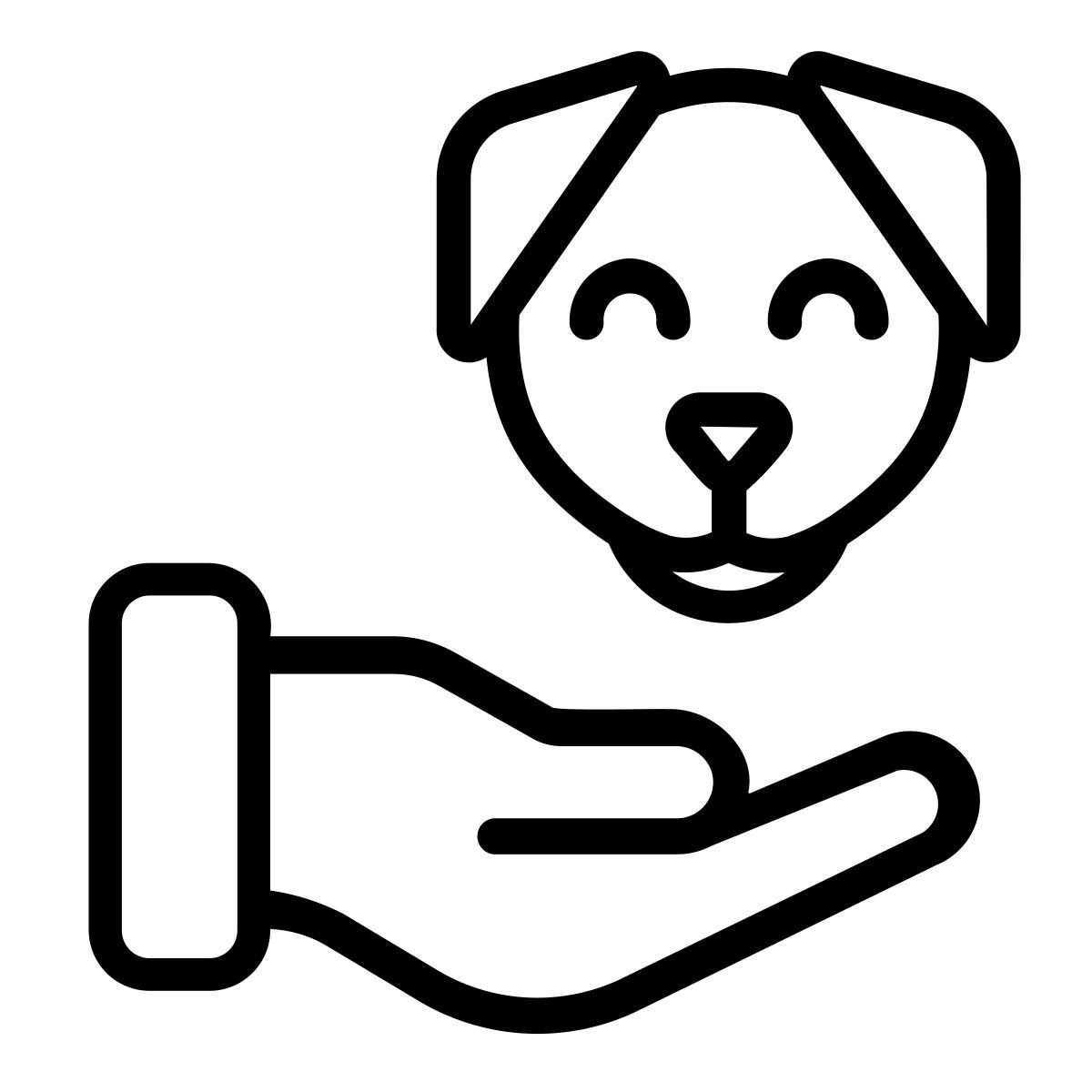 dog adoption icon