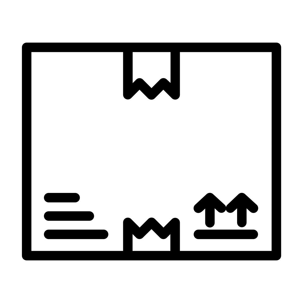 cardboard box icon