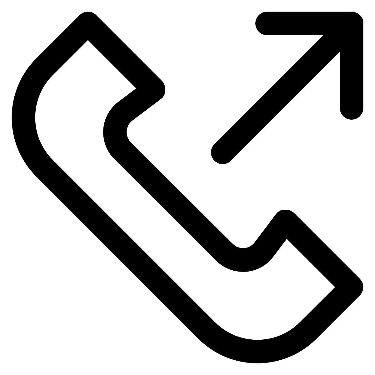 outgoing call icon