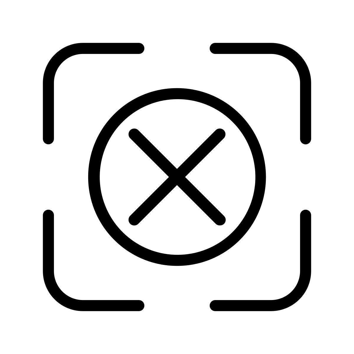 no focus icon