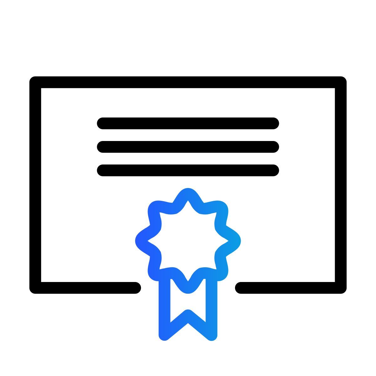 Certificate icon