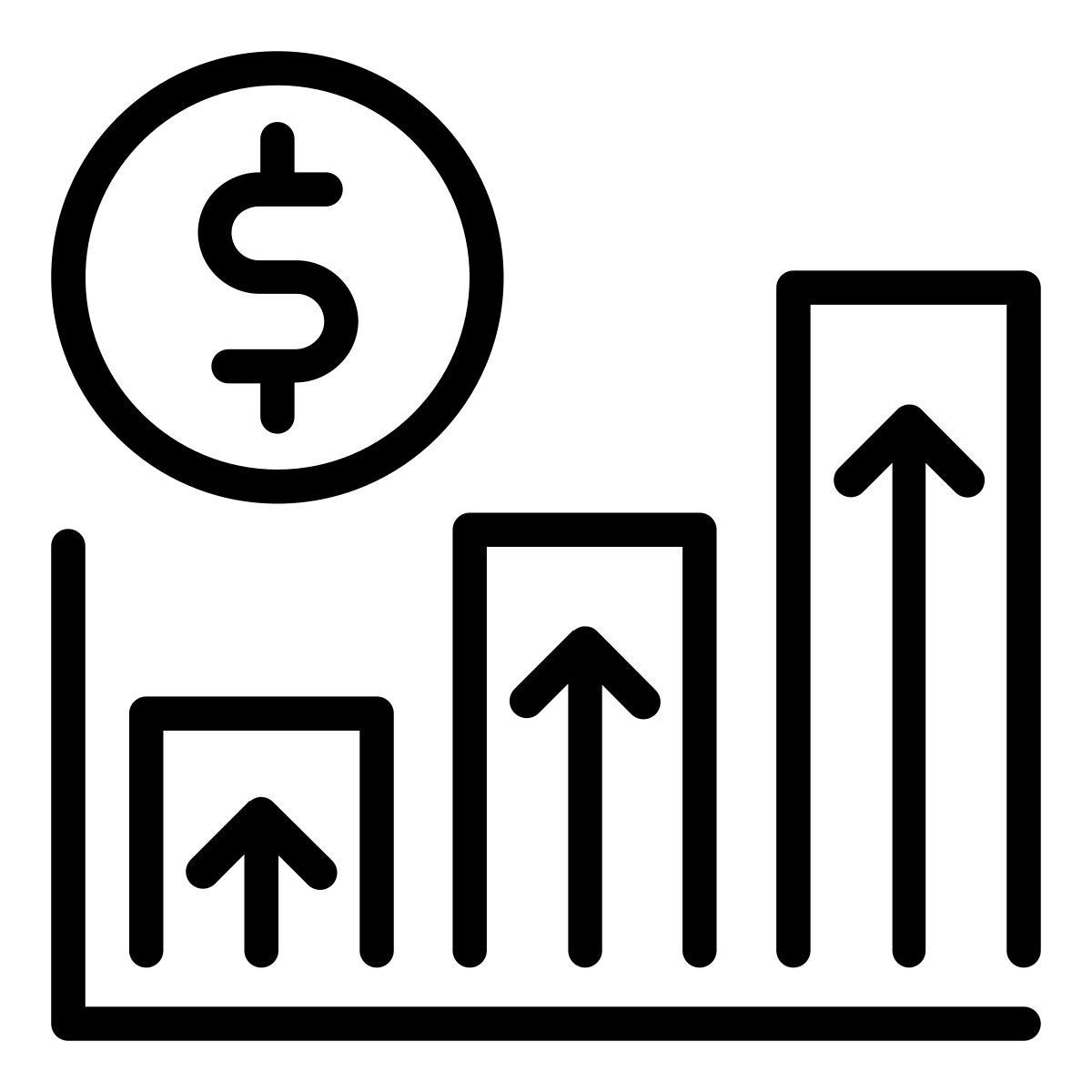 profit growth icon