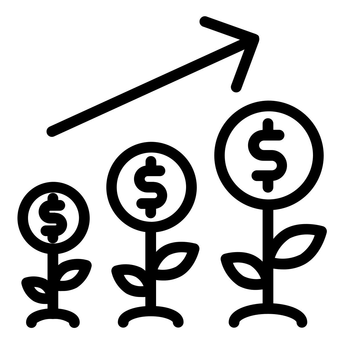 profit growth icon