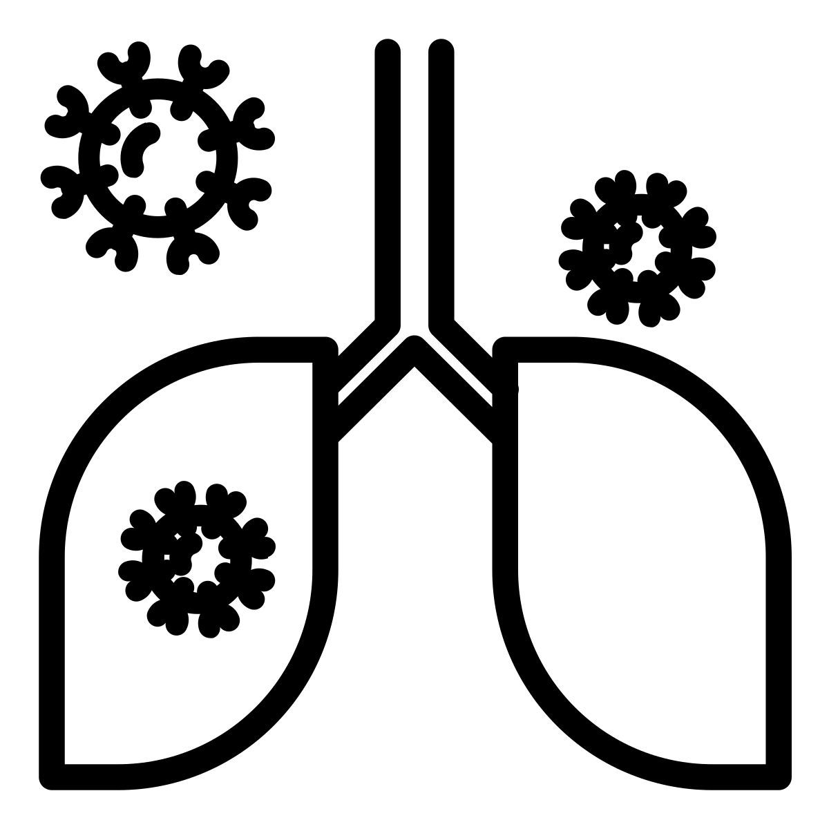 lungs infection icon