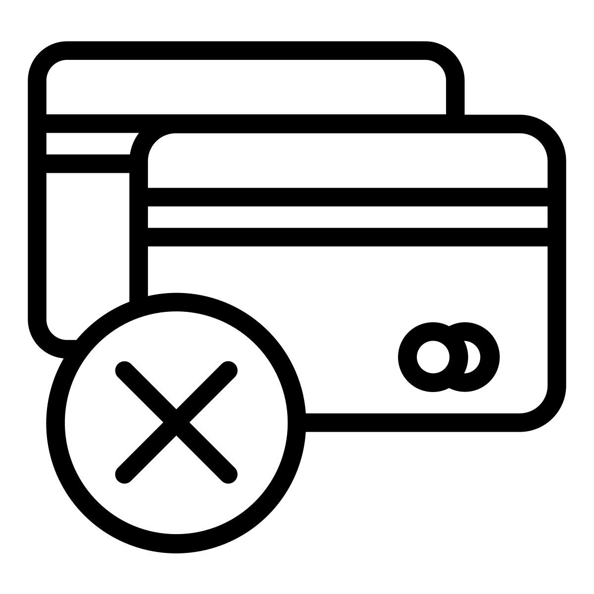 declined cards icon