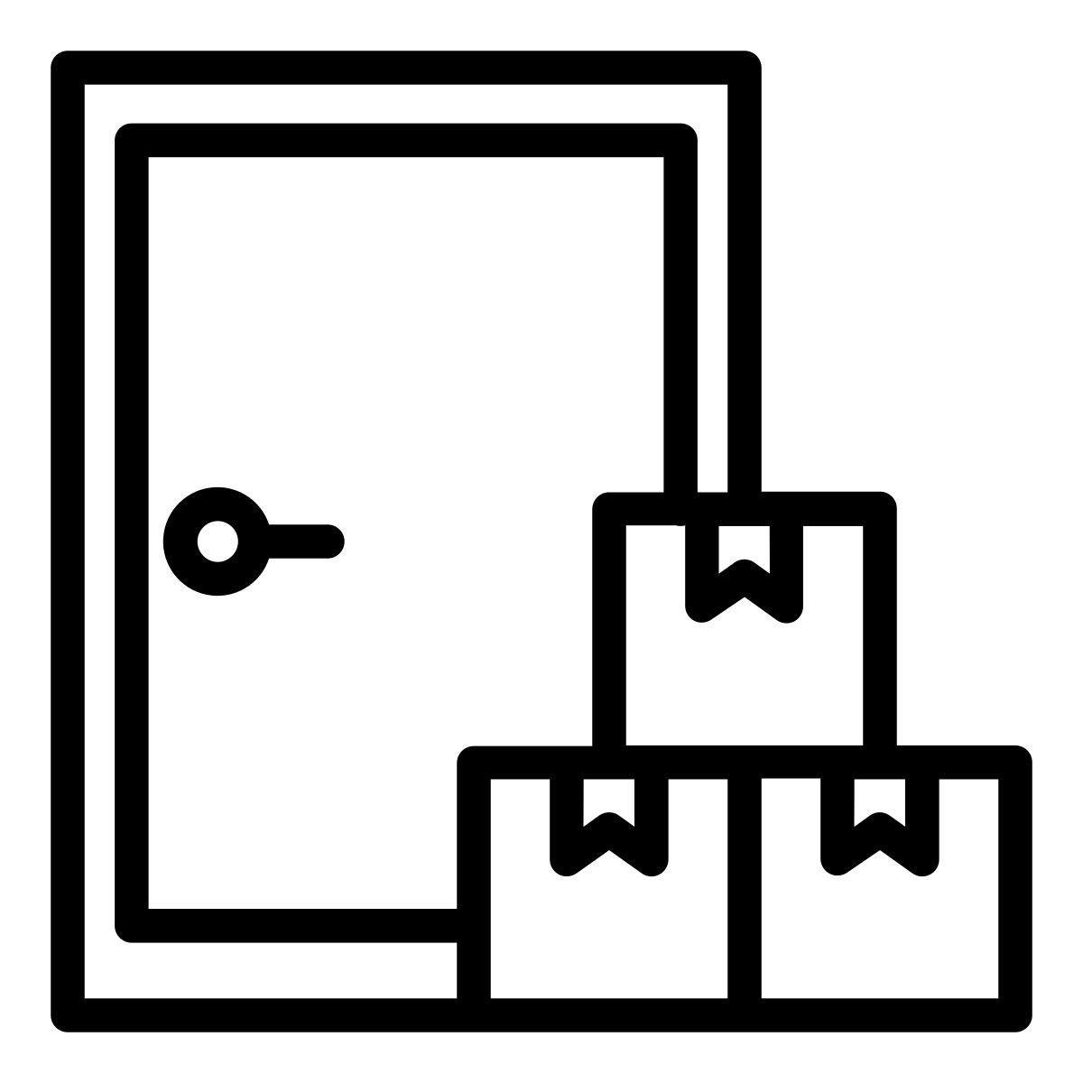door to door delivery icon