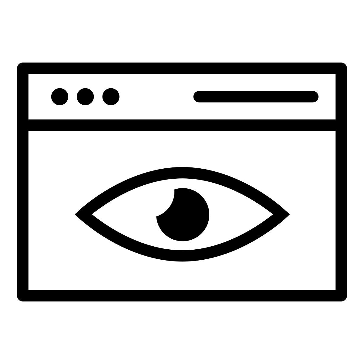 view icon
