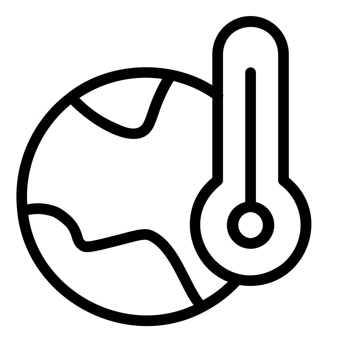 globale erwärmung icon