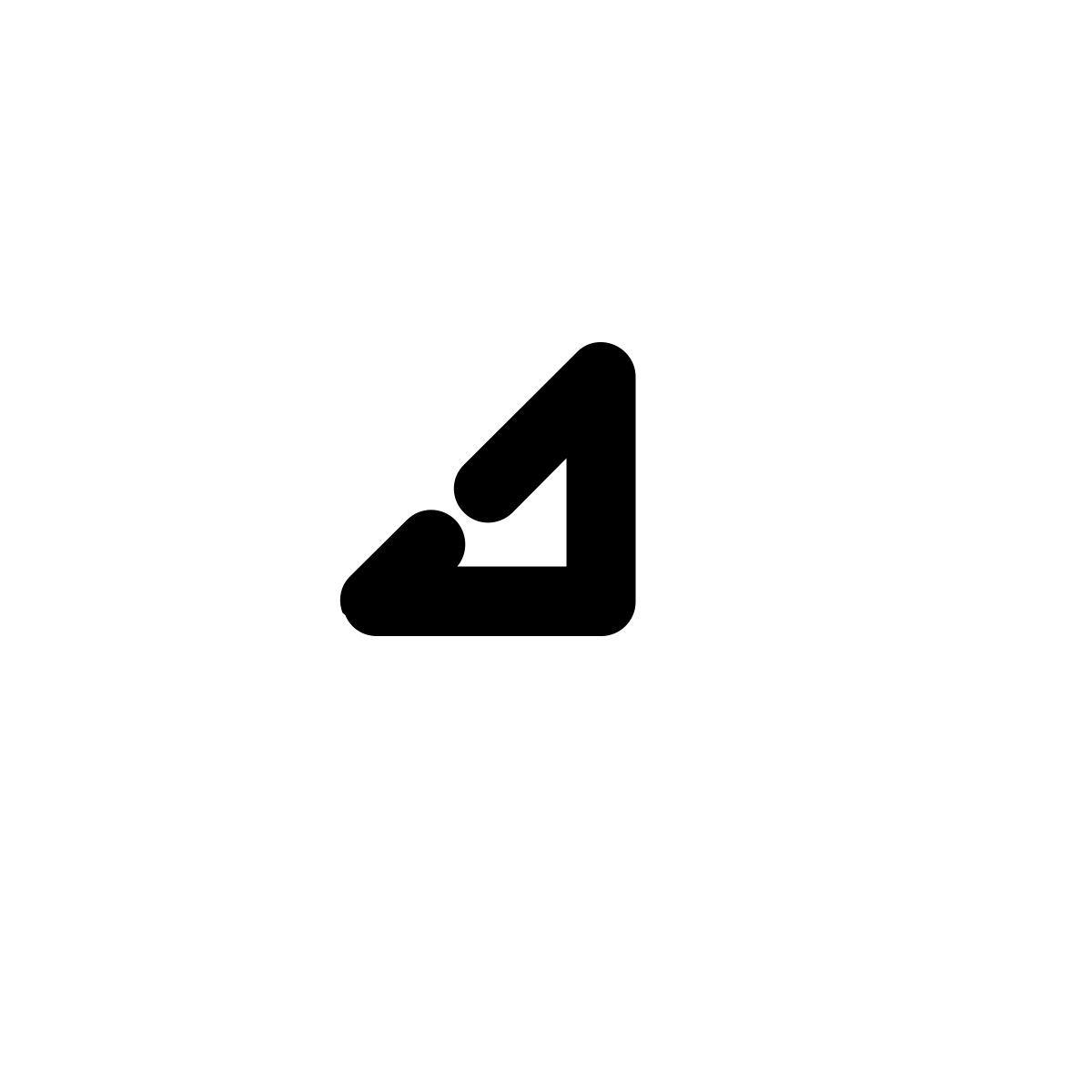 arrow down right icon