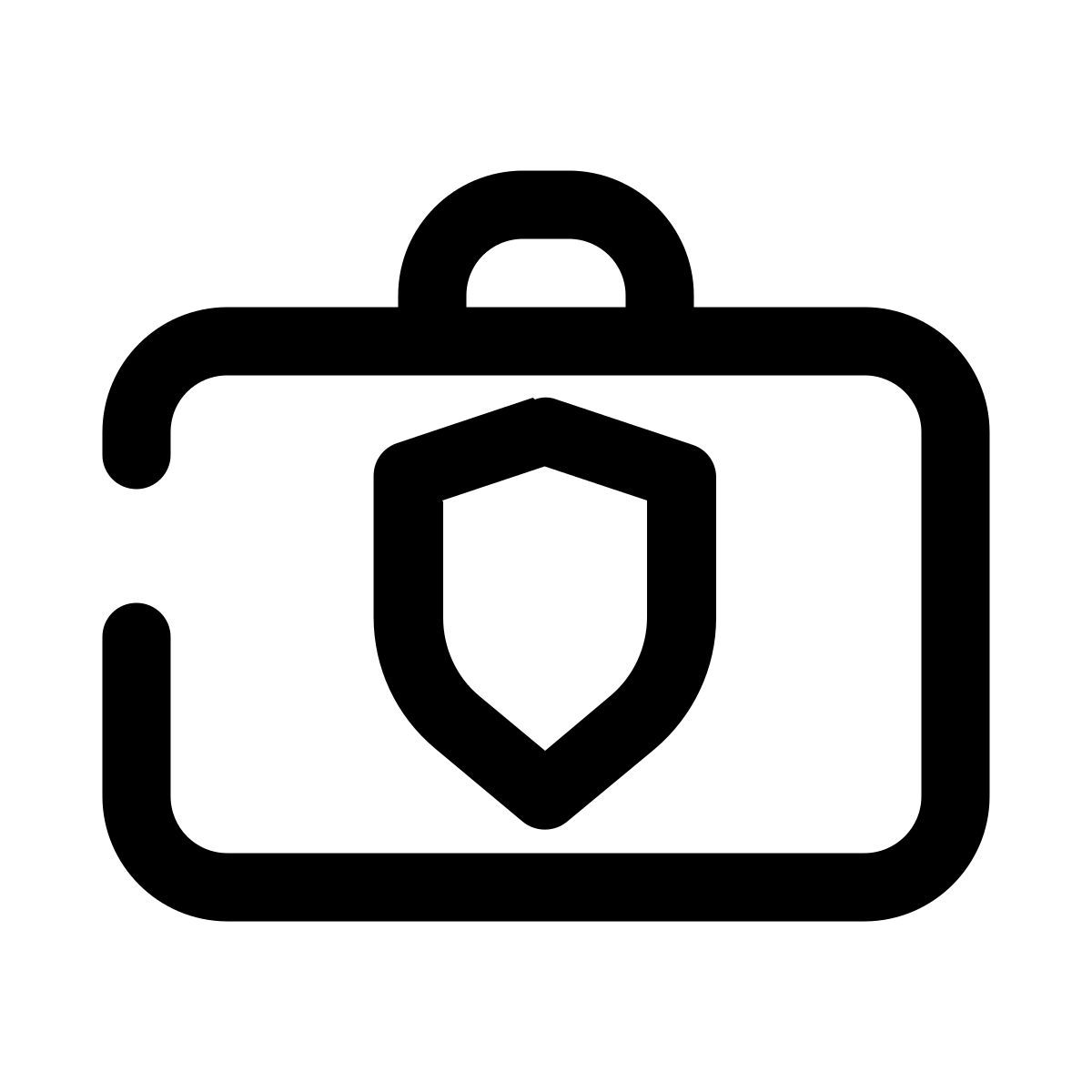 baggage protection icon
