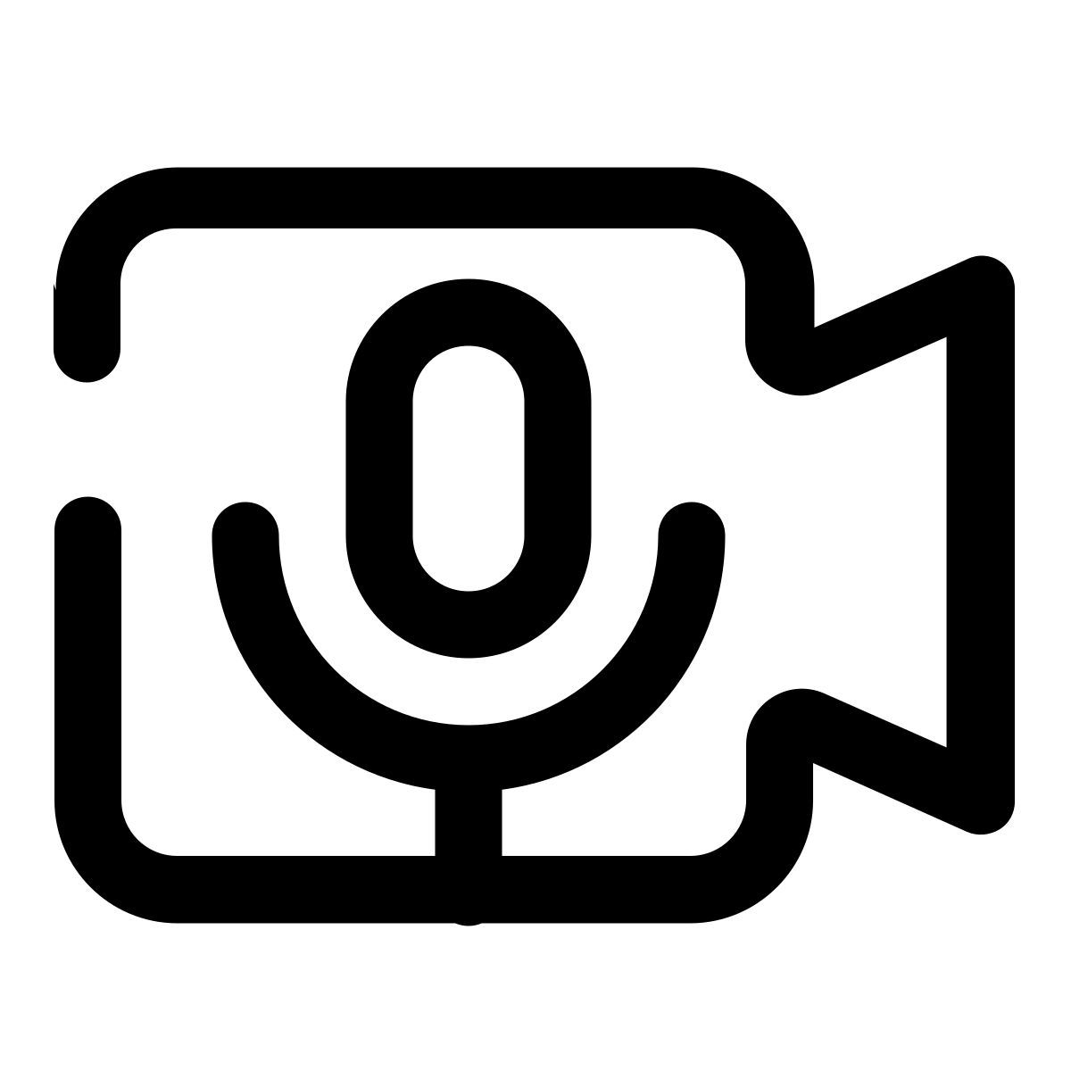 camera microphone icon