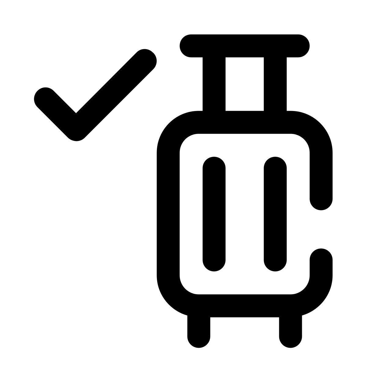 checked baggage icon