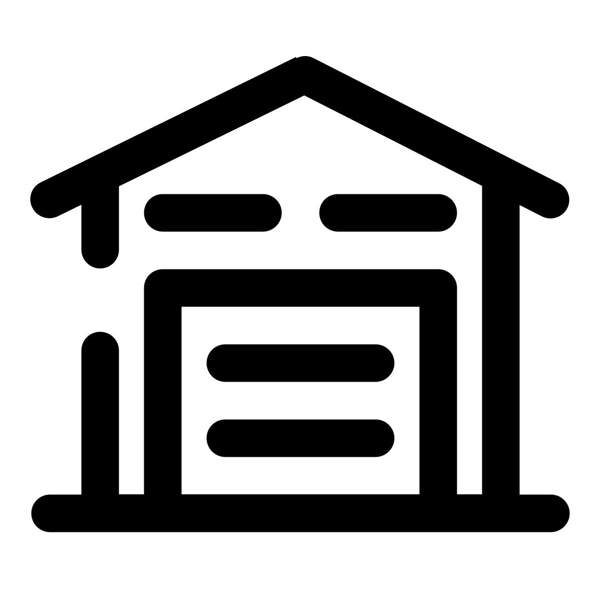 closed barn icon