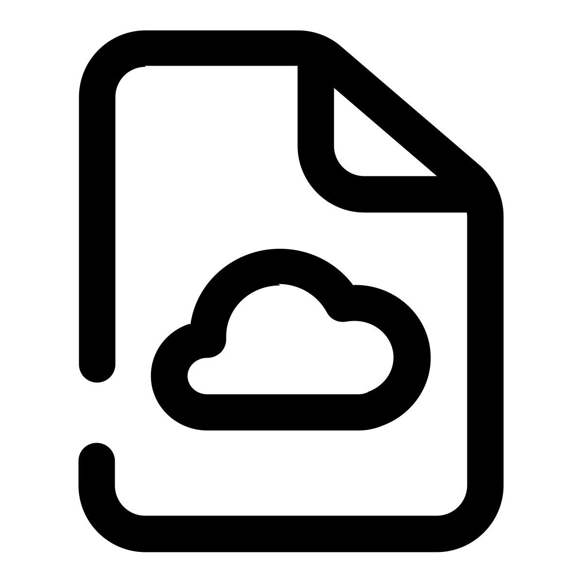 arquivo de nuvem icon