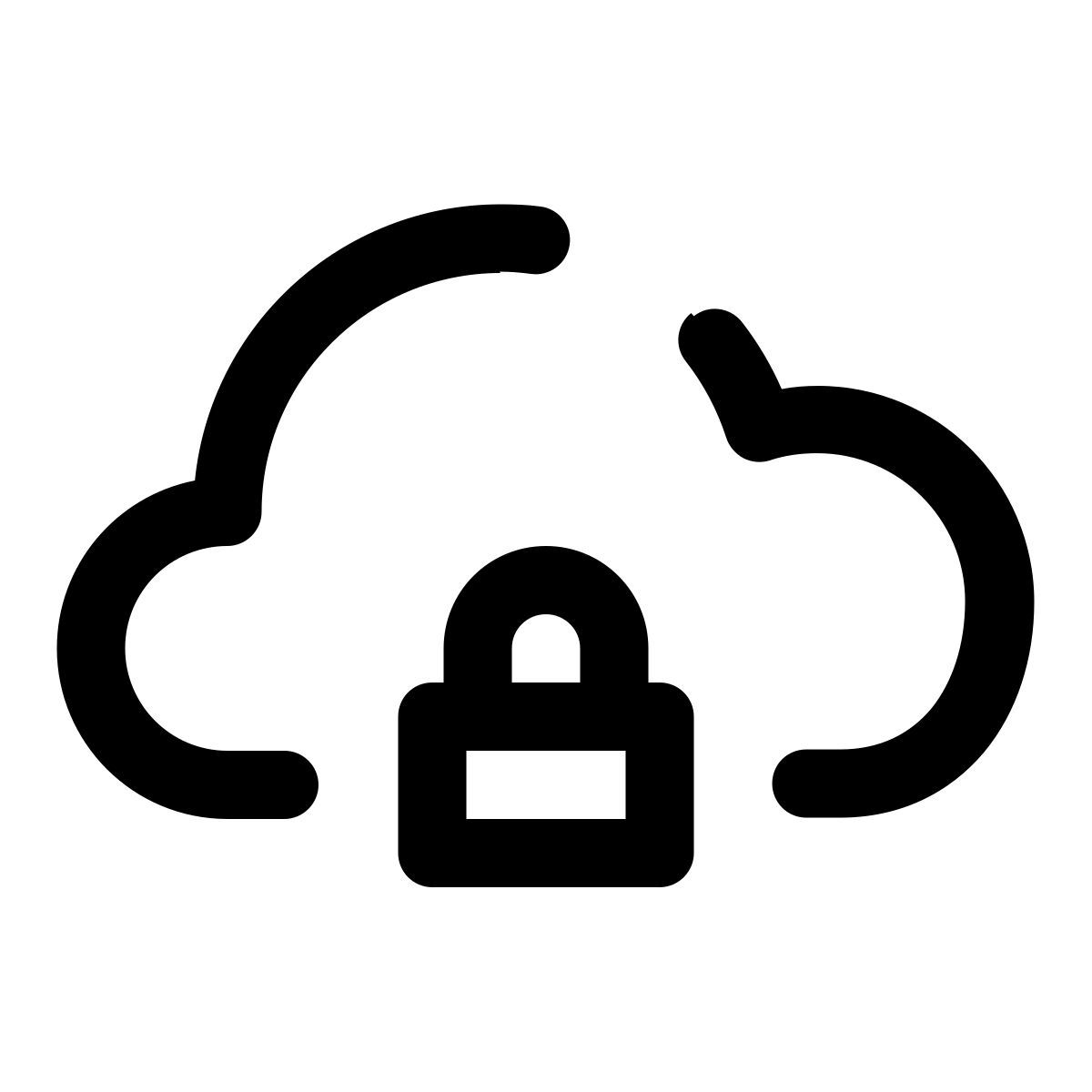 cloud lock icon