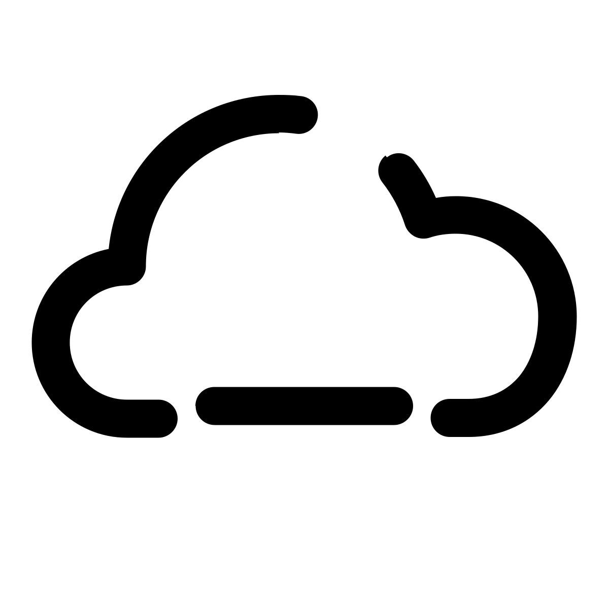 cloud minus icon