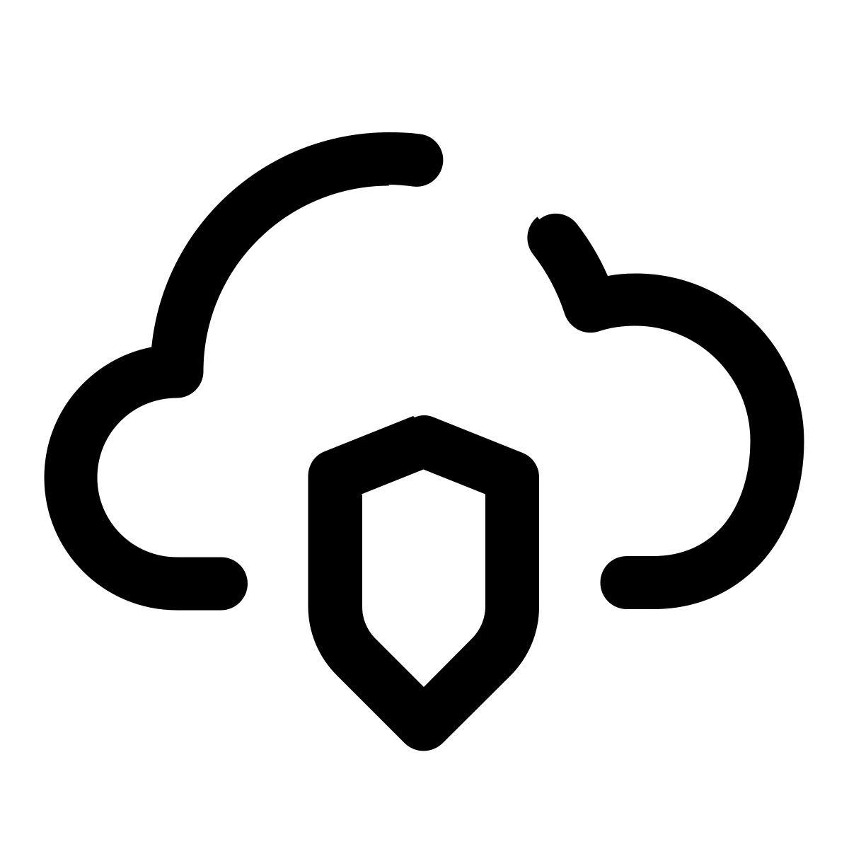 cloud shield icon