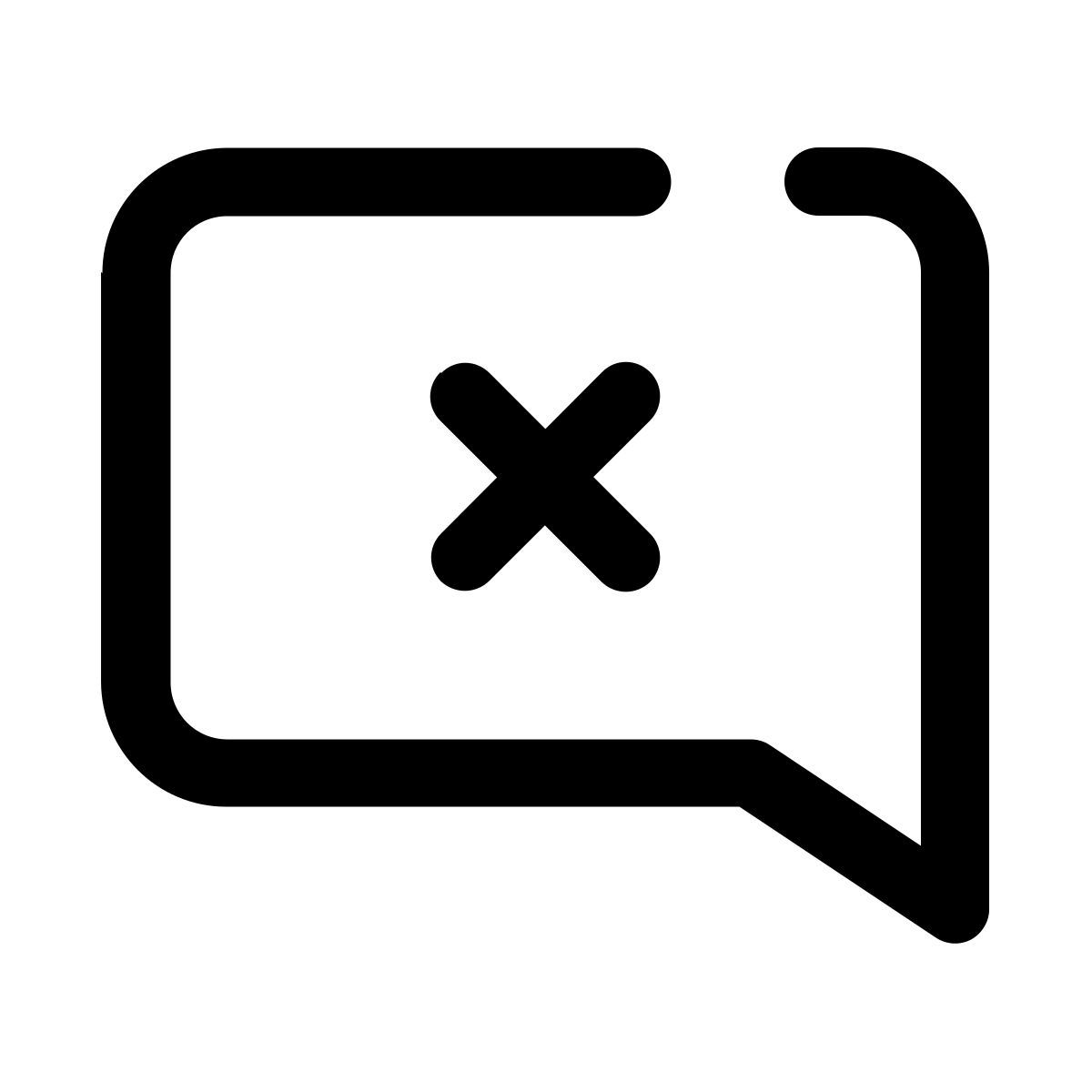commentaire croisé icon