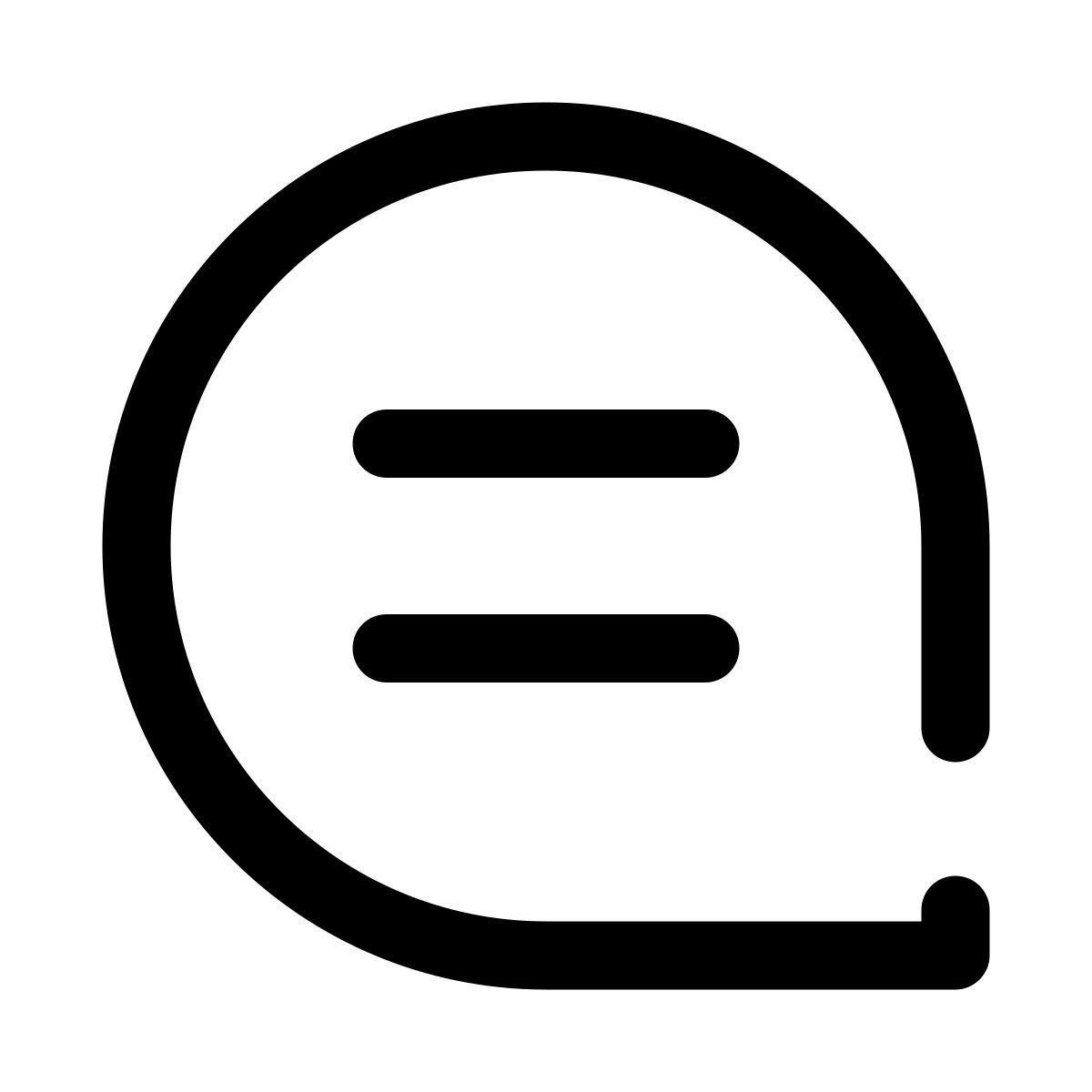 linha de comentário icon
