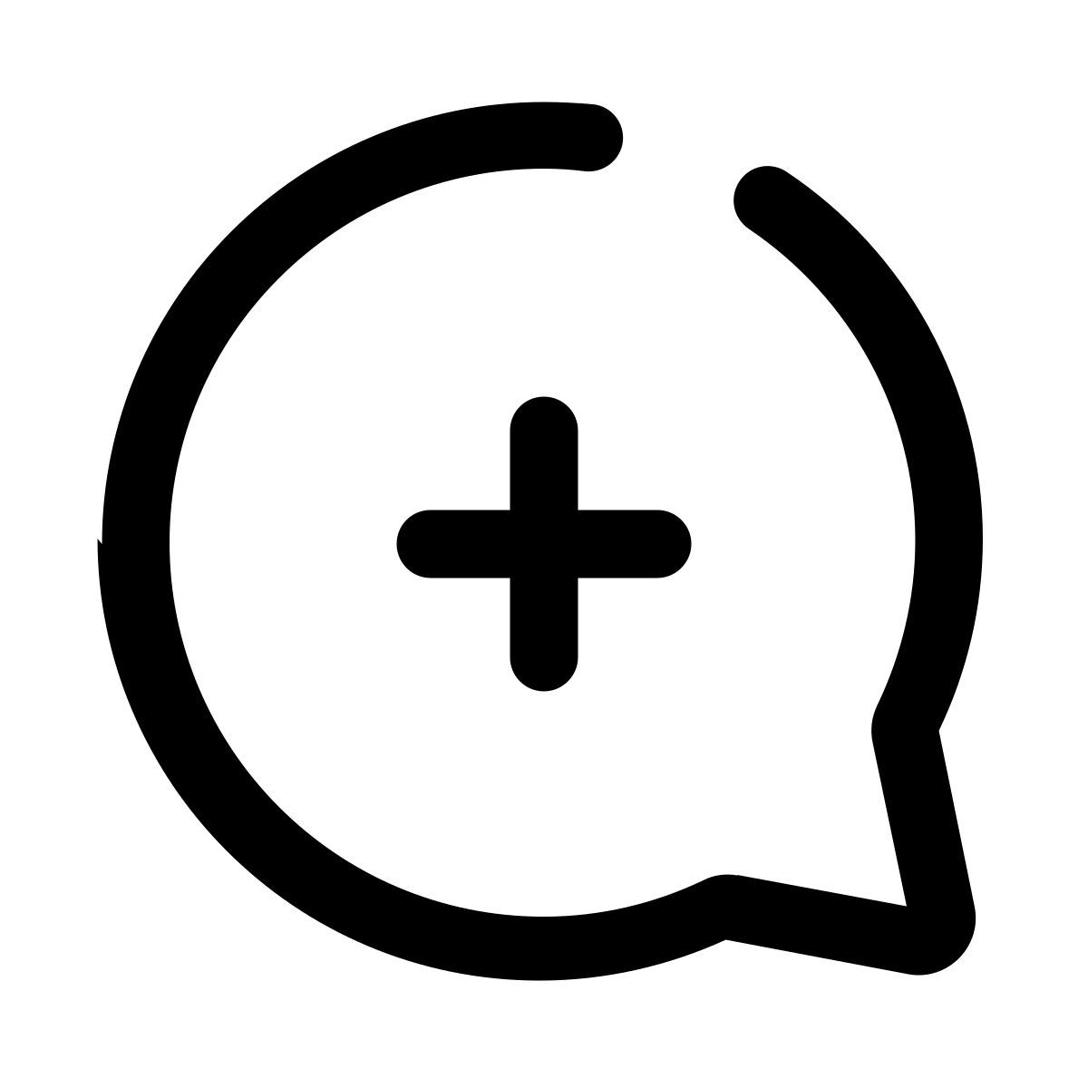 comment plus icon