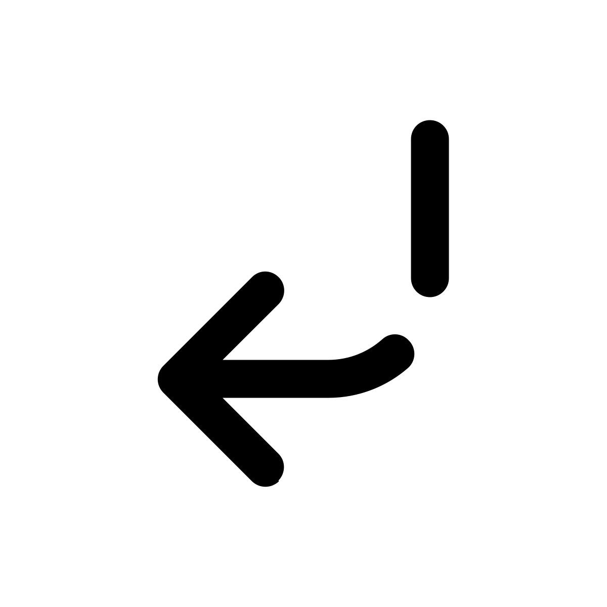corner down left icon