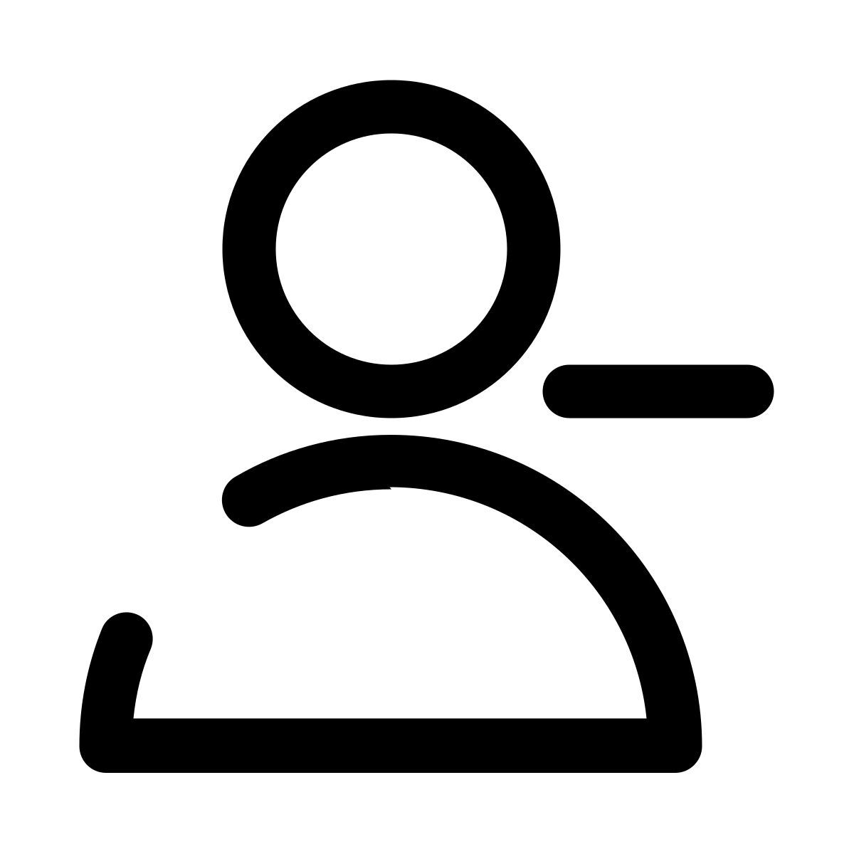 delete friend icon