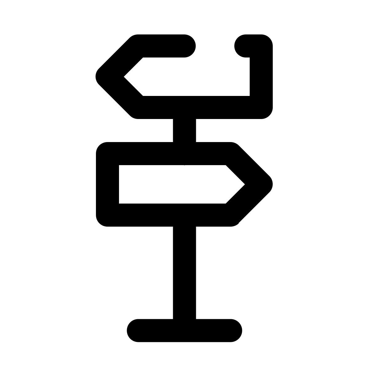 señal de dirección icon