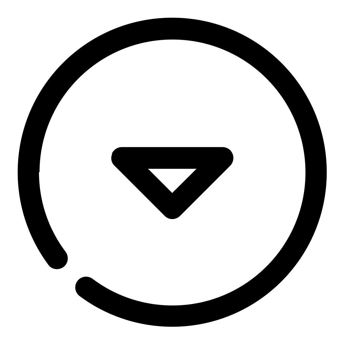 down arrow icon