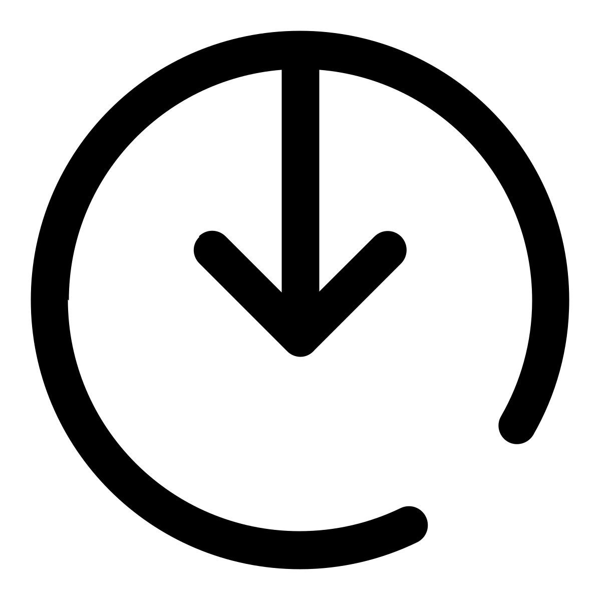 down arrow icon