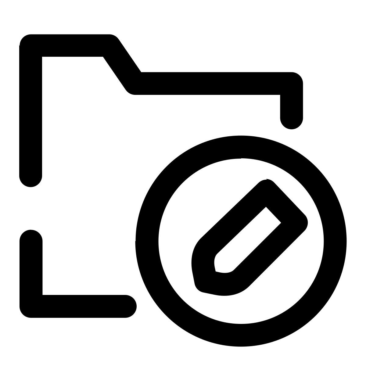 폴더 편집 icon