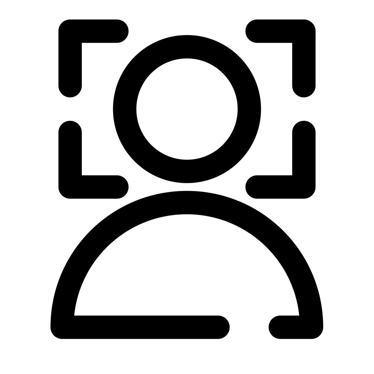 face recognition icon