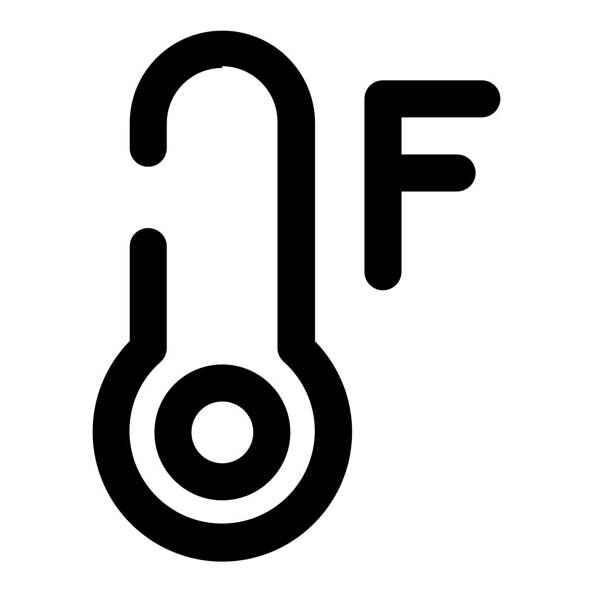 farenheit thermometer icon