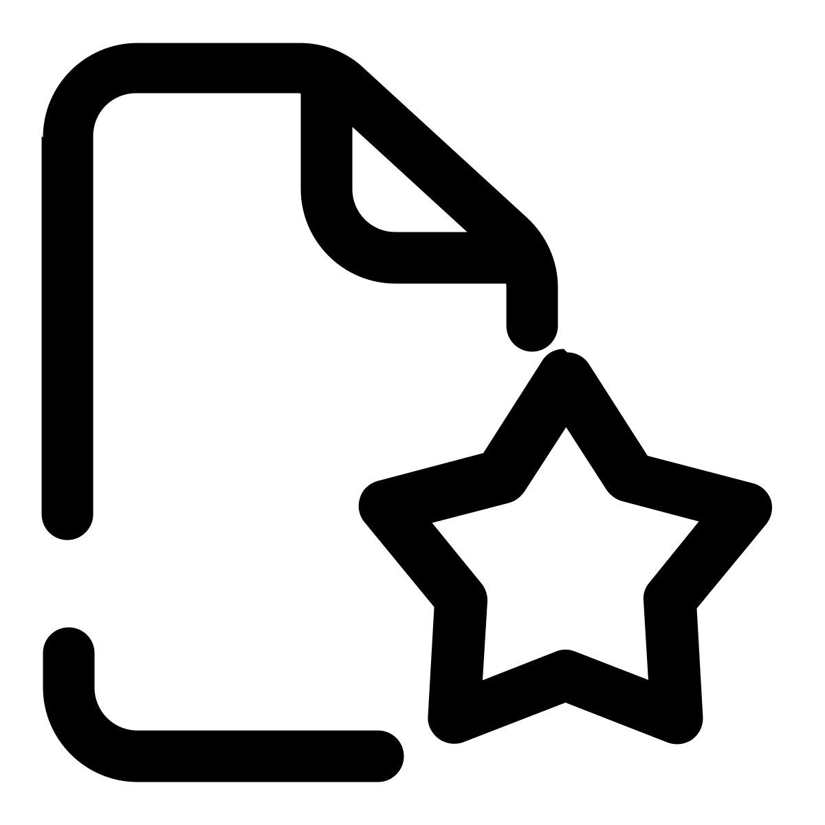 fichier étoile icon