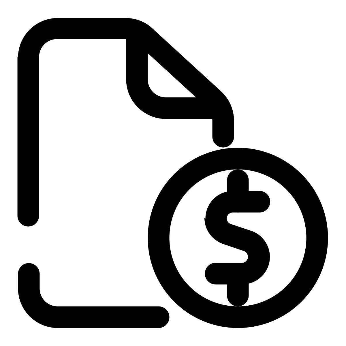 file finanziario icon