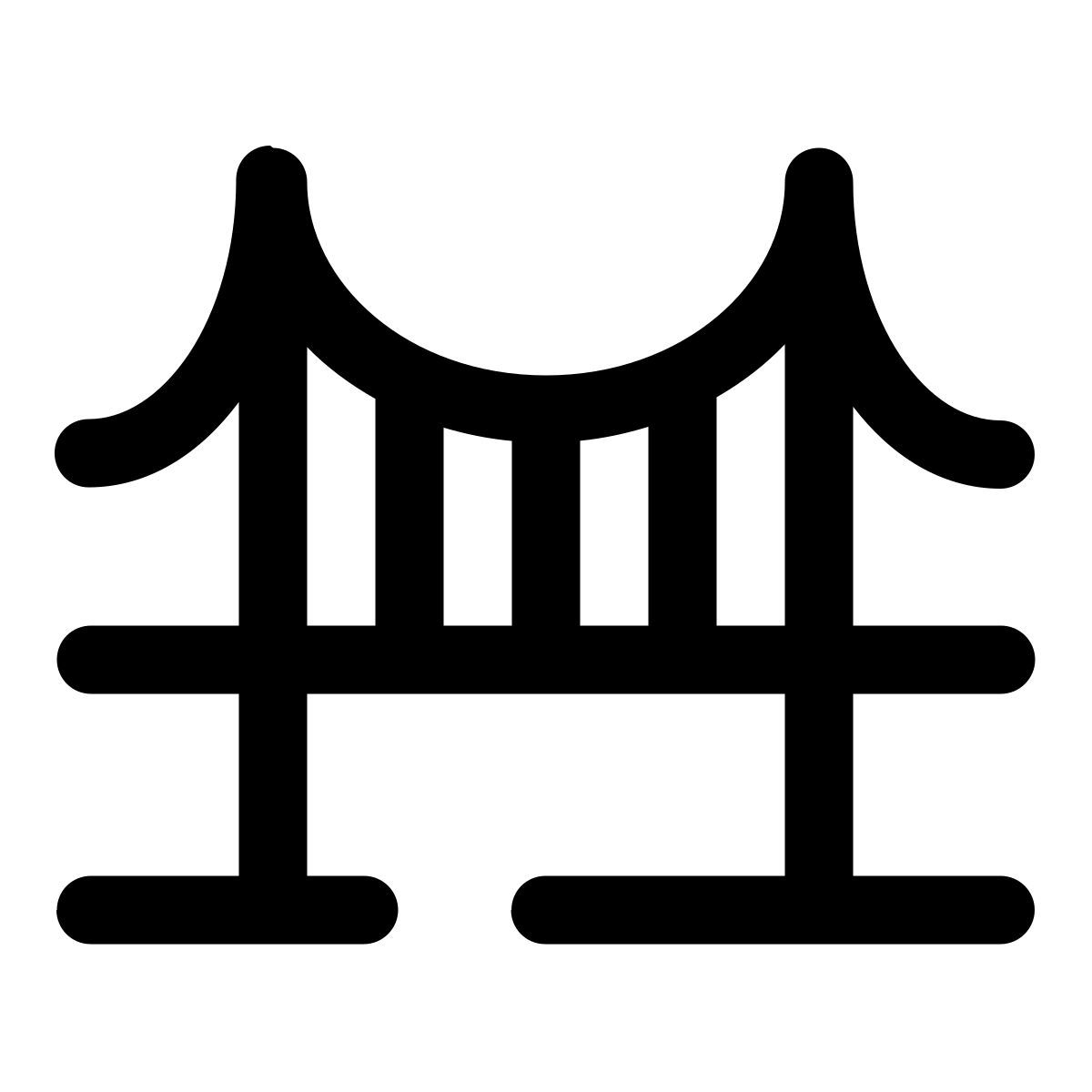 ponte golden gate icon