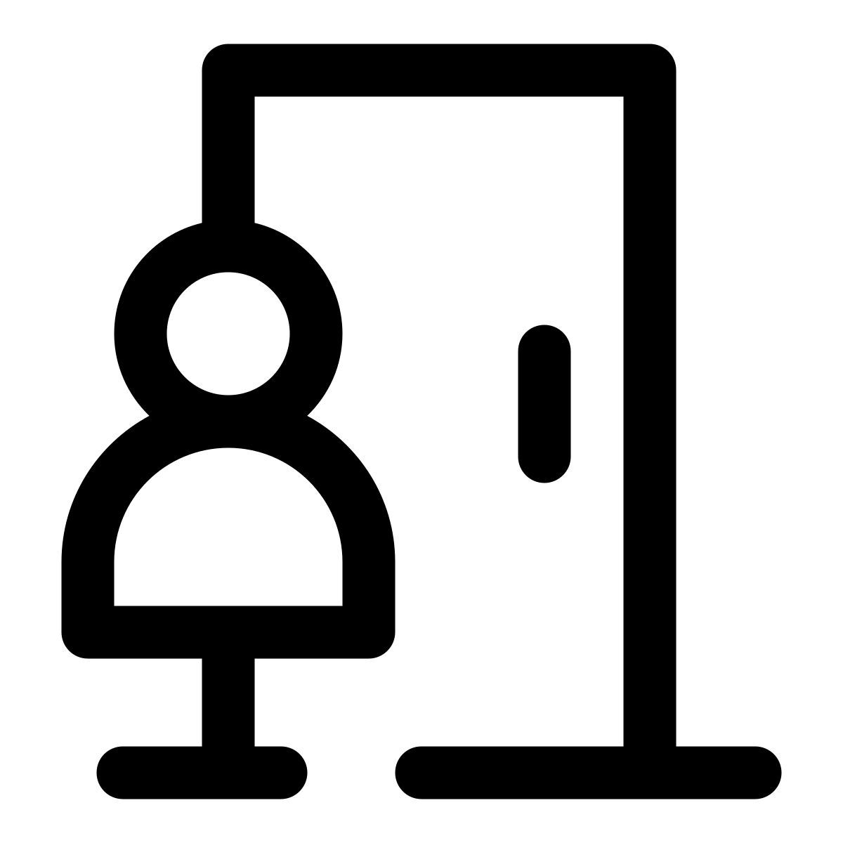 guest and door icon