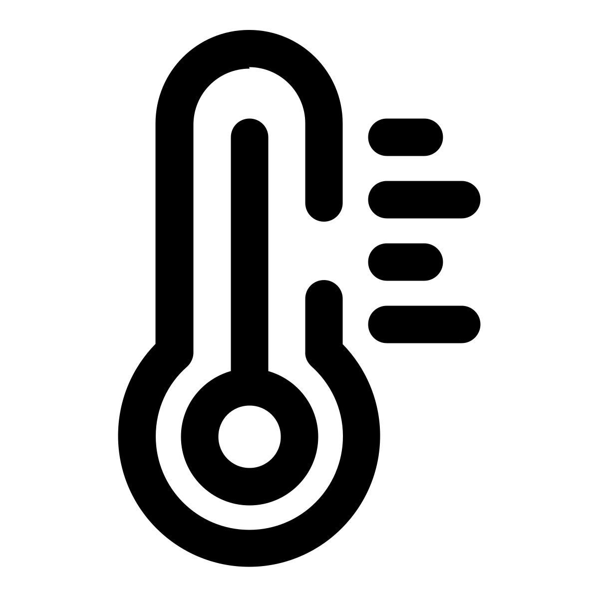 hohe temperatur icon