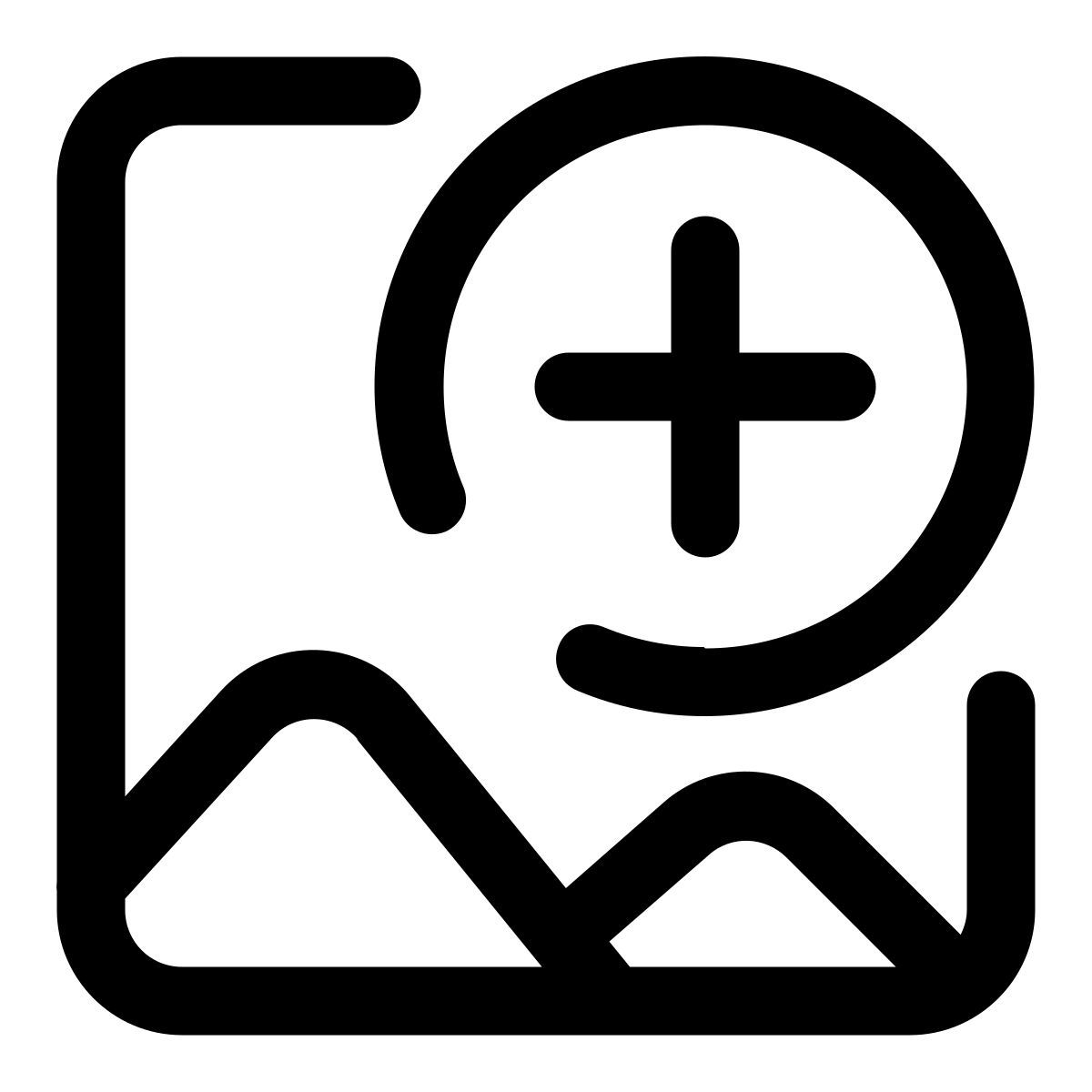 image plus icon