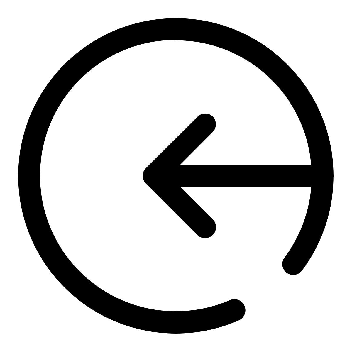 left arrow icon