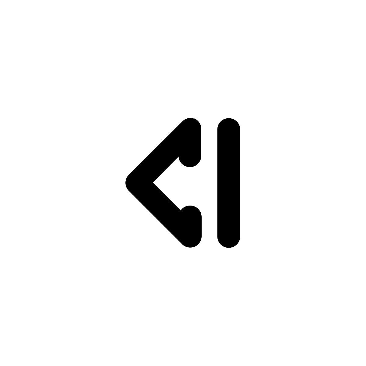 left arrow icon