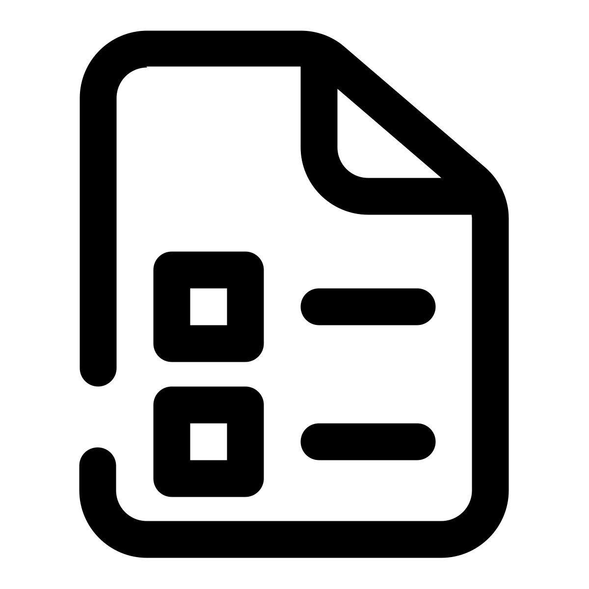 fichier de liste icon