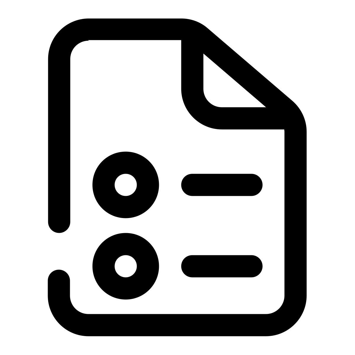 Fichier de liste icon