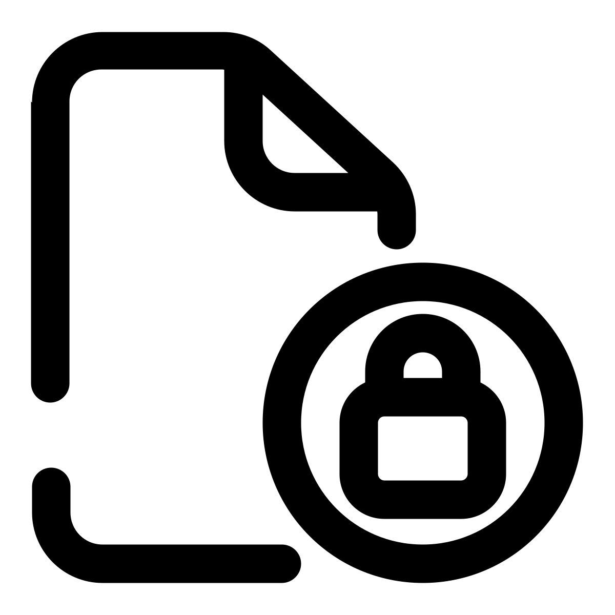 lock file icon