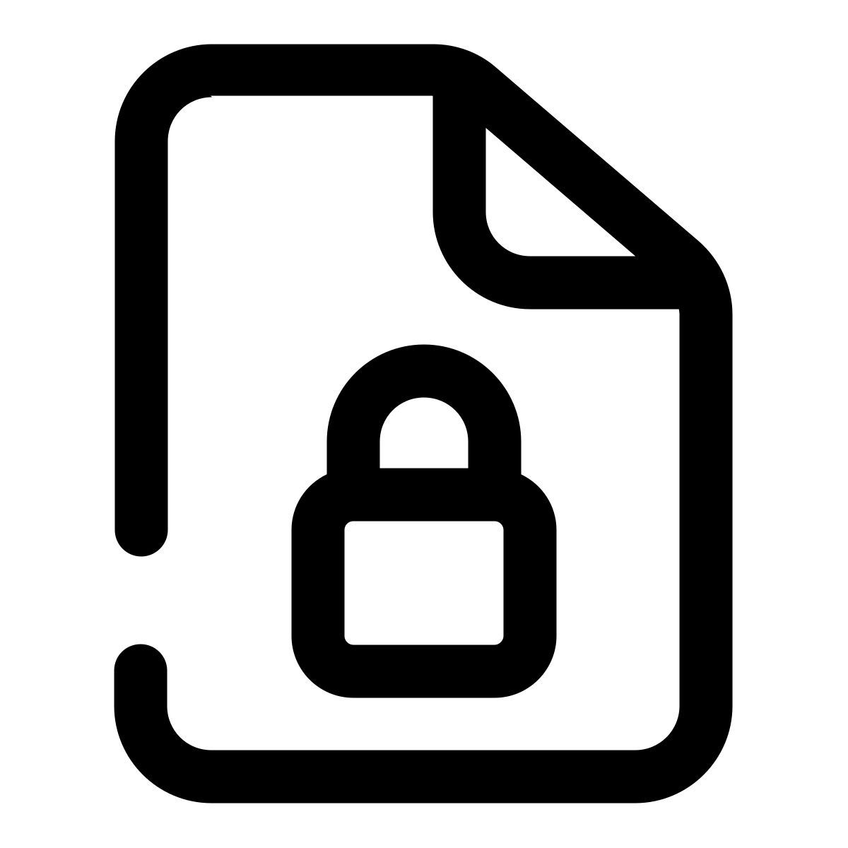 lock file icon