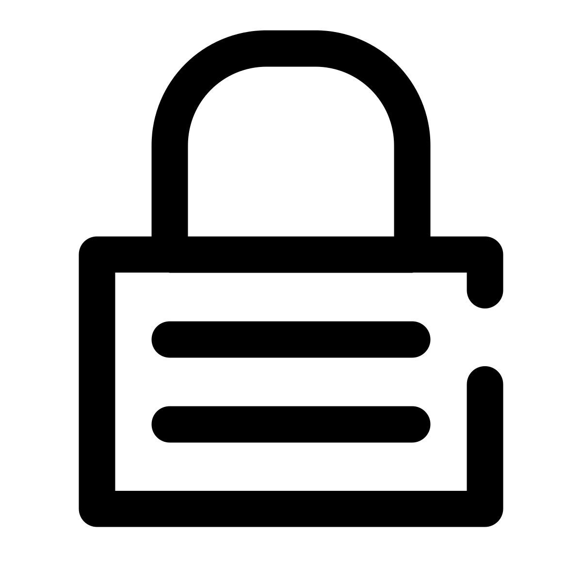 lock icon
