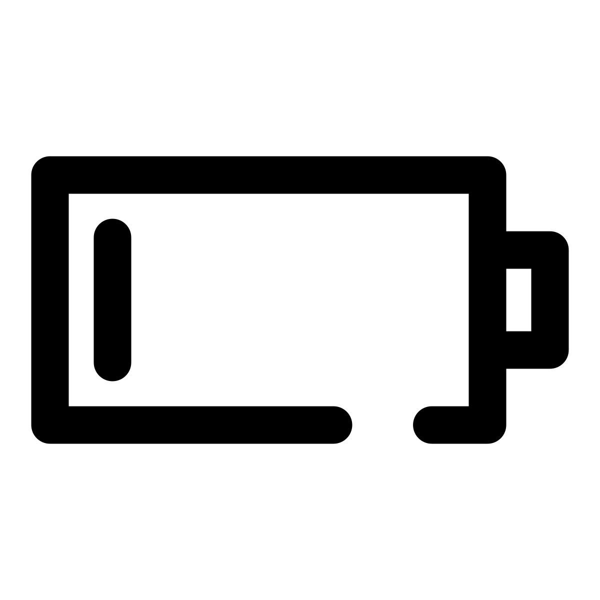 niedriger batteriestand icon