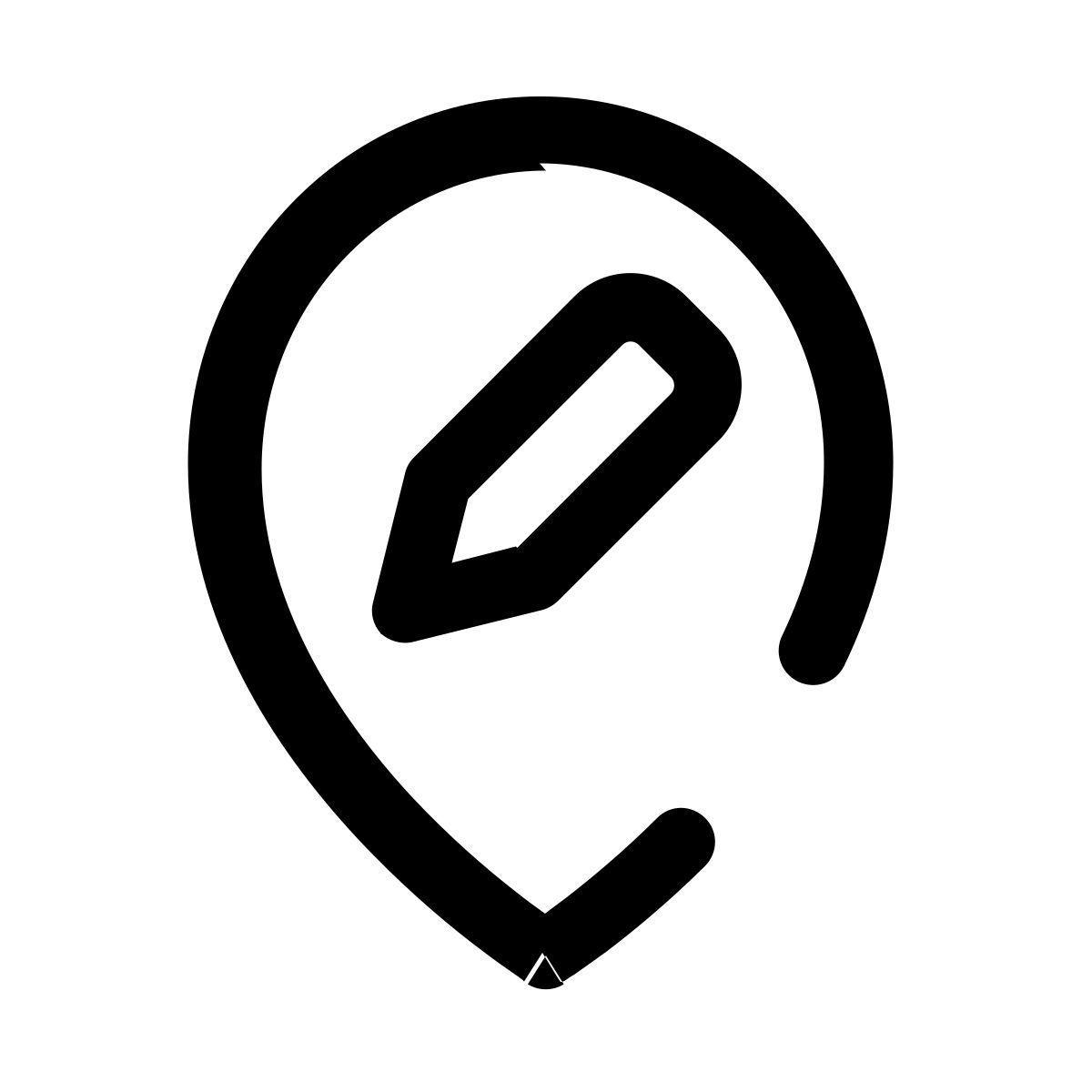 map marker edit icon