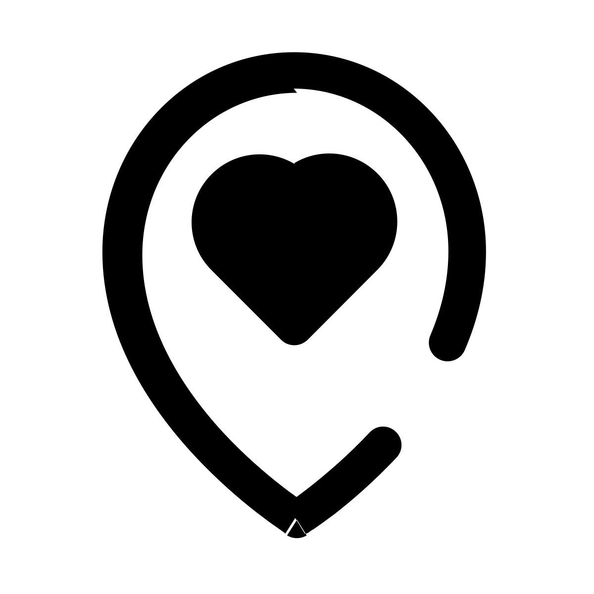 map marker favorite icon